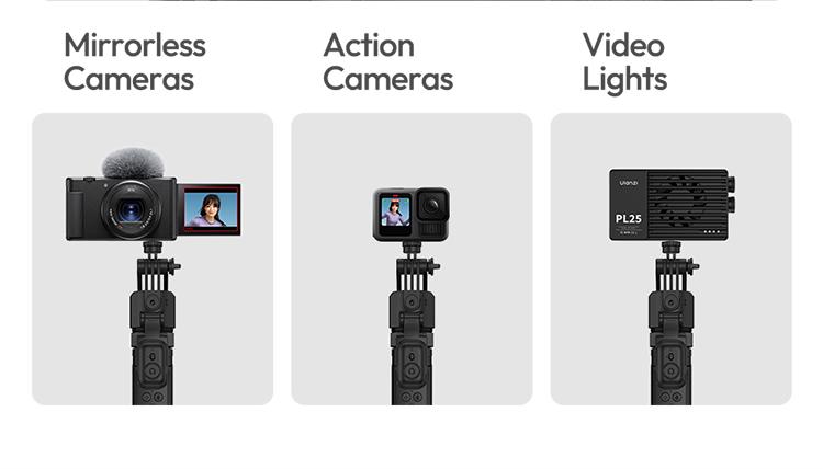 ULANZI TT23 64" Auto Face Tracking Tripod for iPhone/Android with Remote 360° Rotating Selfie Stick Follows Your Movement Facial Recognition Tripod for iPhone 17/16/15/14/13/Android/Camera/GoPro ULANZI TT23 64" Auto Face Tracking Tripod for iPhone/Android with Remote 360° Rotating Selfie Stick Follows Your Movement Facial Recognition Tripod for iPhone 17/16/15/14/13/Android/Camera/GoPro