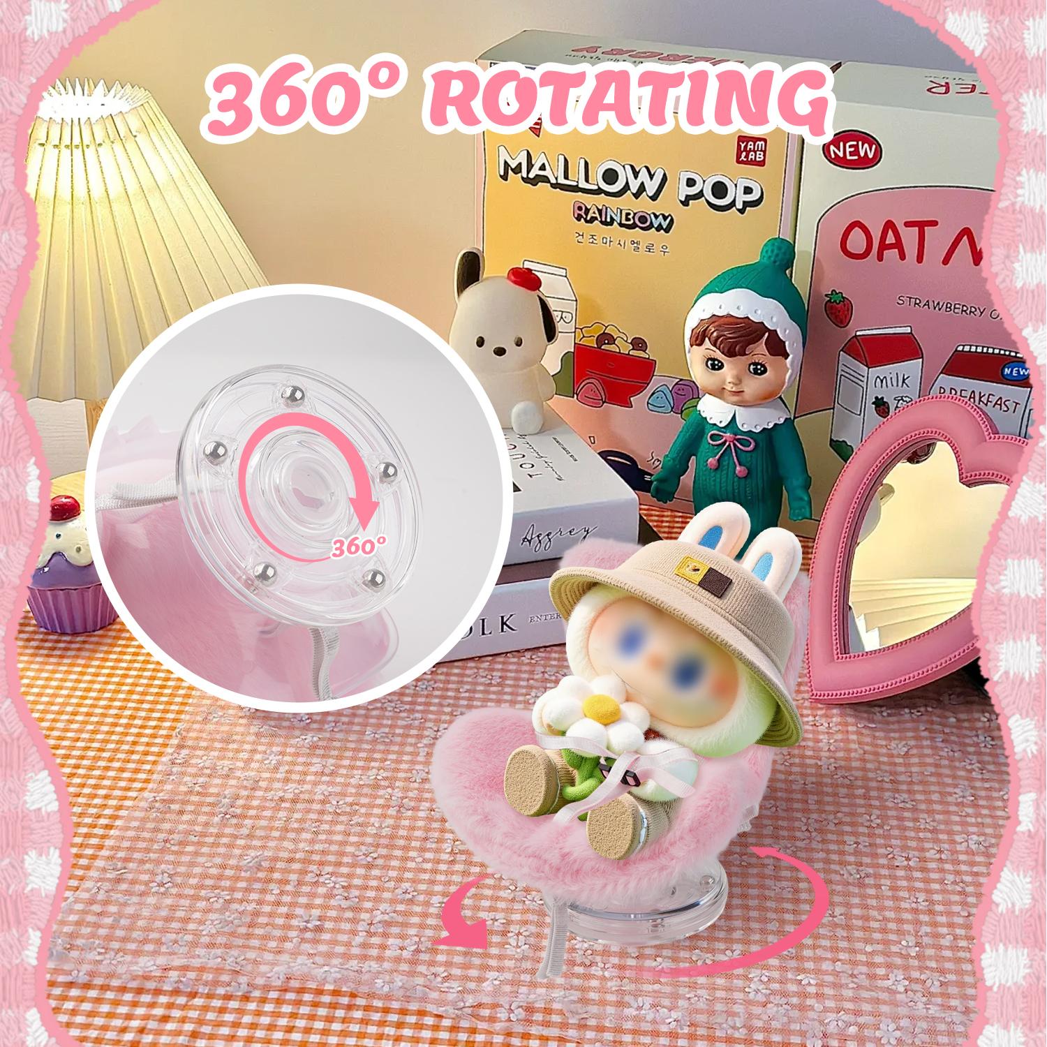 Labuby Car Doll Seat with Soft Fluffy Cushions Vent Clips & Tabletop Stands Cute Practical Doll Seats for 15-17cm Blind Box Toys Lab-u-bu and Doll Collectors Car Accessories Brown Pink Green Yellow With Aromatherapy Tablet Labuby Car Doll Seat with Soft Fluffy Cushions Vent Clips & Tabletop Stands Cute Practical Doll Seats for 15-17cm Blind Box Toys Lab-u-bu and Doll Collectors Car Accessories Brown Pink Green Yellow With Aromatherapy Tablet