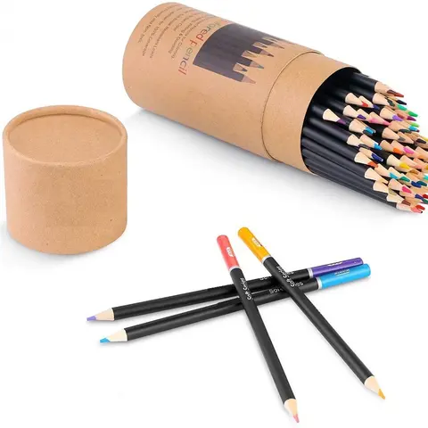72-Color Soft Core Colored Pencils Organized Kit - Artist Sketching Pencils, Smooth Coloring Art Supplies, Wonderful Gift for Artists & Kids