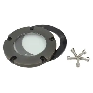Solid Brass MR16 In-ground Well Light Cover Kit
