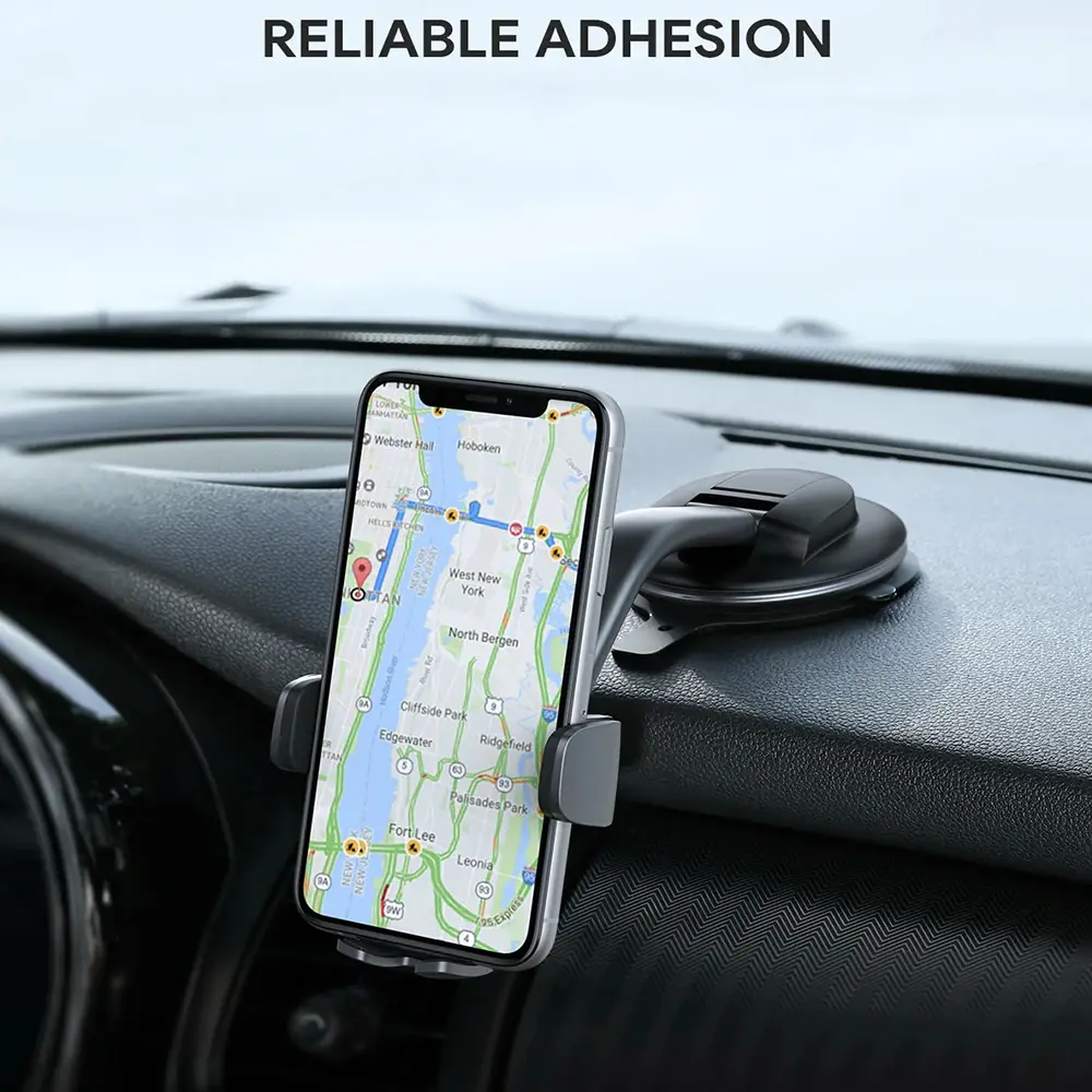 Car Phone Mount - 360° Rotatable Dashboard Holder for Phones & GPS Devices with Enhanced Visibility and Reliable Adhesion, Car Phone Stand, Dashboard Installation Convenience