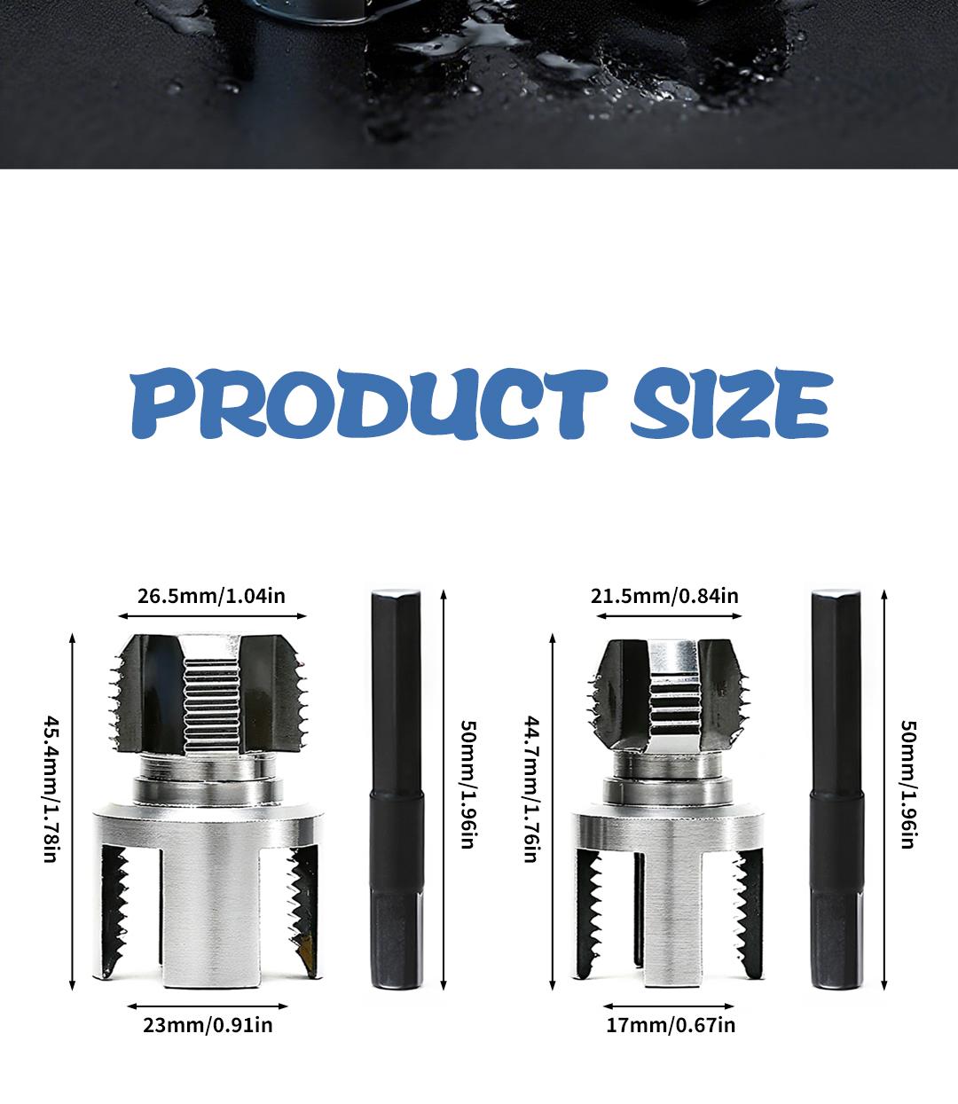 SOPAMI Pipe Tapping and Threading Tool | Dual-Specification Compatible, Wear-Resistant and Durable, Maximizing Efficiency in Pipe Installation and Repair! SOPAMI Pipe Tapping and Threading Tool | Dual-Specification Compatible, Wear-Resistant and Durable, Maximizing Efficiency in Pipe Installation and Repair!