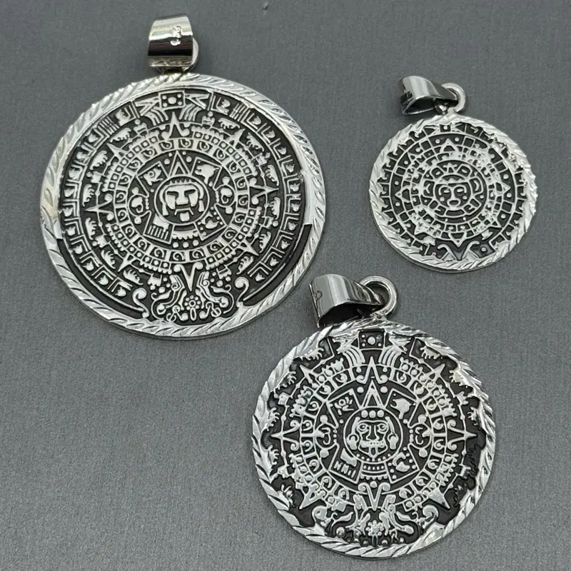 S925 Solid calendario azteca S925 Solid calendario azteca