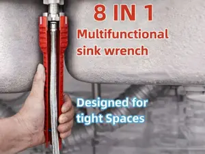 Multifunctional Plumbing Tool Set with Sink Wrench