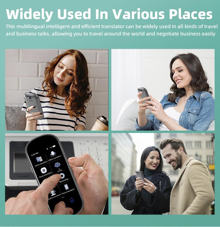 AI language translation device, supports 139 languages, real-time voice online translation, offline translation, photo translation, suitable for work, business, travel, socializing, and learning AI language translation device, supports 139 languages, real-time voice online translation, offline translation, photo translation, suitable for work, business, travel, socializing, and learning