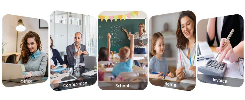 12 Pocket Plastic Folders with Pockets  Multi Pocket Folder Binder with Dividers Office Organizer Folder Letter Size School Supplies Stay Organized Stay Corner Zipper PVC Pocket