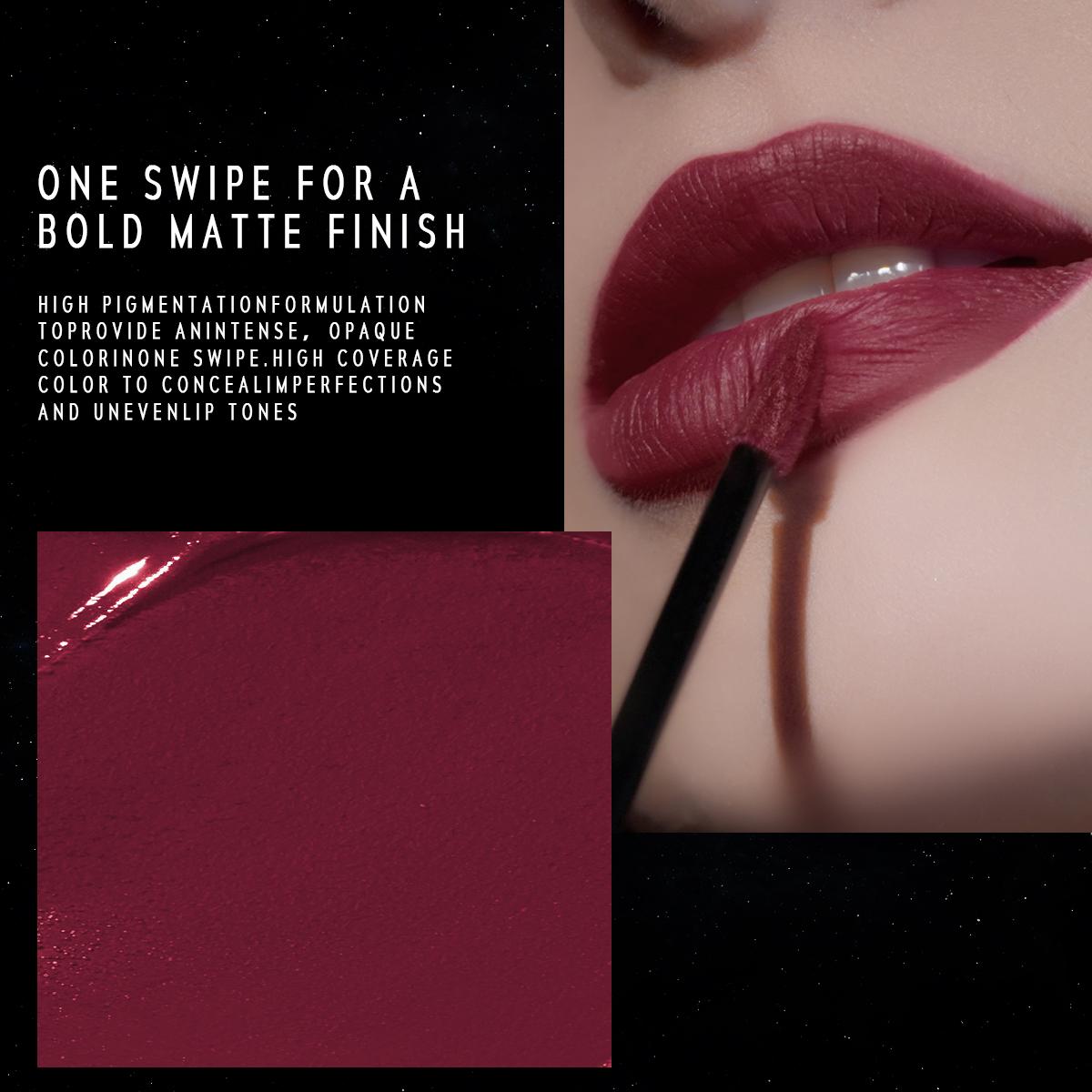 [TIMEPHORIA] Eternal Lip Matte -  Matte Finish Liquid Lipstick, Long Lasting Lip Stain, Waterproof and Transfer-proof Lip Tint, Longwear Mask-friendly, Lightweight, High Coverage, 4ML Compact Size, Lip Makeup & Cosmetic Product