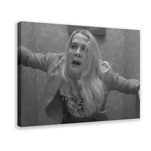 Funny Movie White Chicks Bathroom Wall Art Poster Print, Toilet Humour Photography Black And White, Vintage Modern Home Décor, Comedy Gift