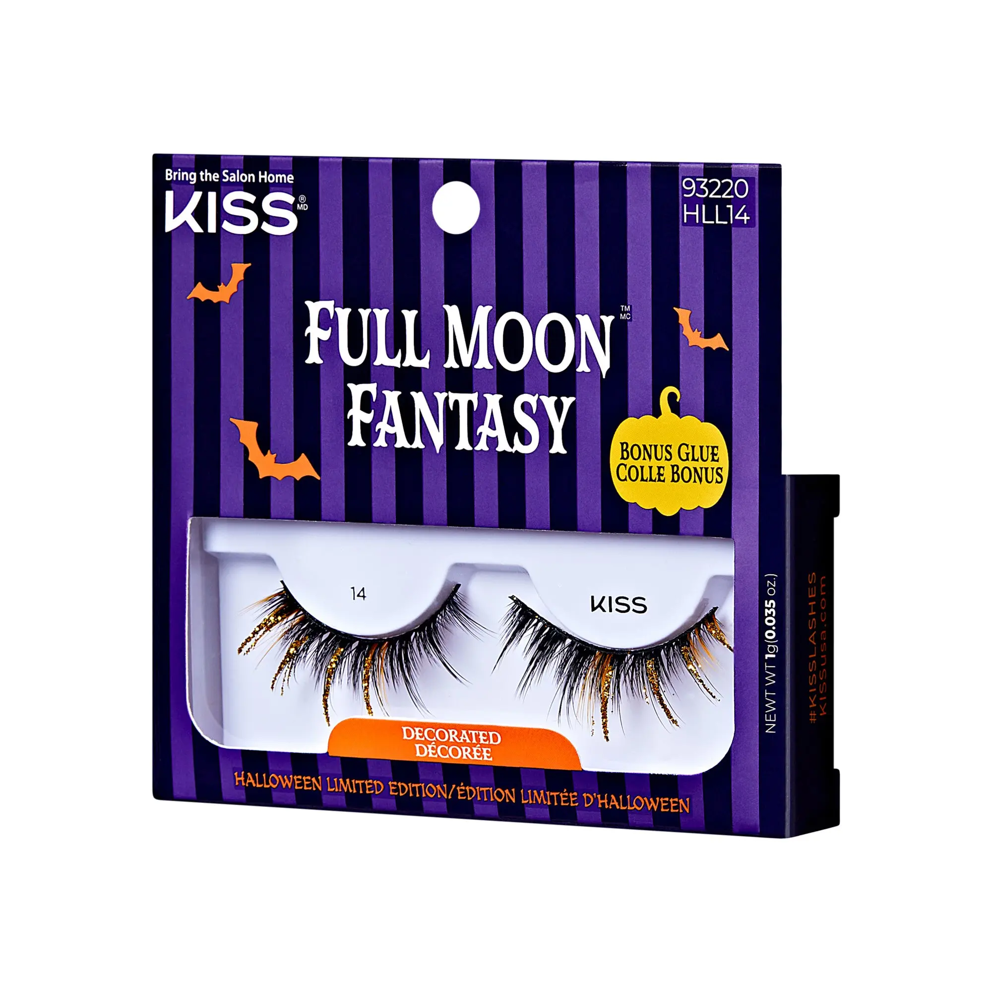Kiss Halloween 'Full Moon Fantasy' False Eyelashes, Decorated - Vamp Life