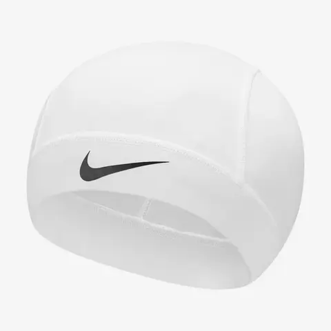 Nike Pro Unisex White Sports Cap - Lightweight Skull Cap, Athletic Hat, Quick Dry Running Workout Headwear for Adult Sports Activities