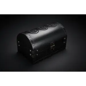 Pentacle Round Top Wooden Box