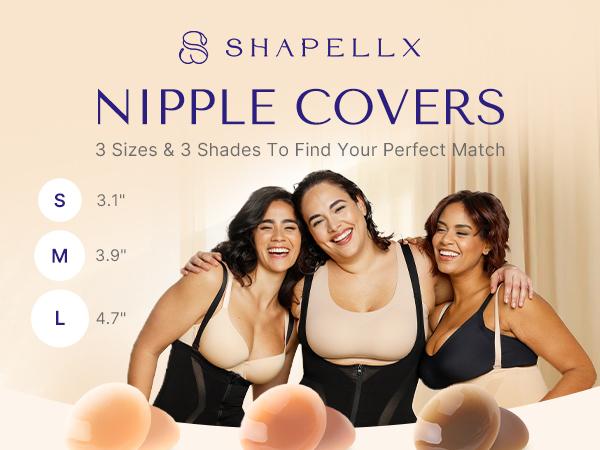 Shapellx Women Silicone Nipple Pasties Reusable Lightweight Multi-colored underwear accessories Womenswear Bra Creator Shapellx Women Silicone Nipple Pasties Reusable Lightweight Multi-colored underwear accessories Womenswear Bra Creator