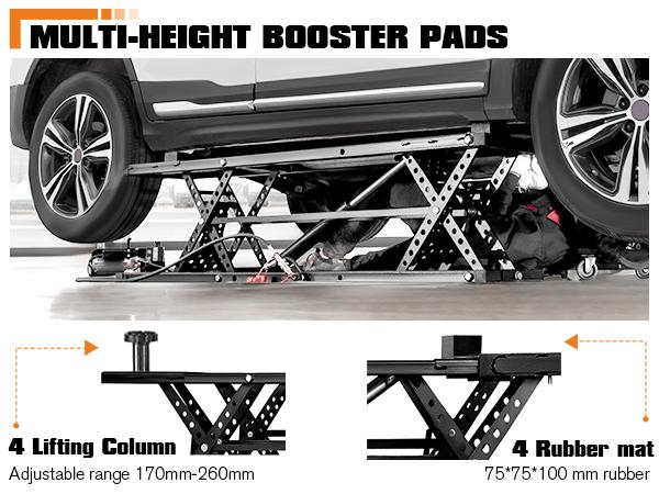 [Ships in 3 Boxes] AMERLIFE Portable Car Lift, Capable of Lifting 5000/7000/8000 LBS Quick Jack with a Maximum Height of 28", Car Lifts for Home Garage and Shop, No Wheels/Best Gift Ideas/Christmas Gifts