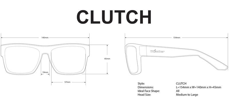 CLUTCH BOMB ANSI Z87+ Safety Sunglasses with Removable Side Shields 100% UVA UVB Protection Shatterproof Construction Gear