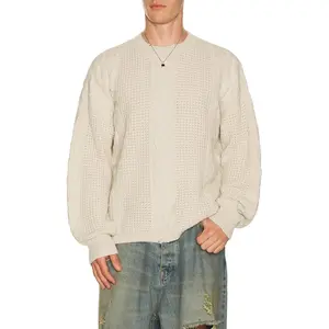 ALLSAINTS Tenter Crew Sweater in Ecru White