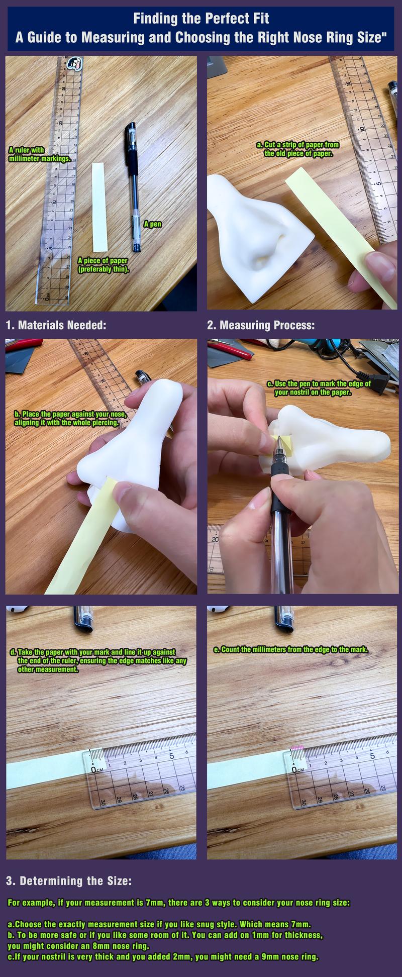 Oufer 20G AAA+ Grade CZ Hinged Double Row Nostril Piercing Nose Ear Hoop Ring 316L Stainless Steel 5mm-12mm Inner Diameter Cubic Zirconia Jewelry