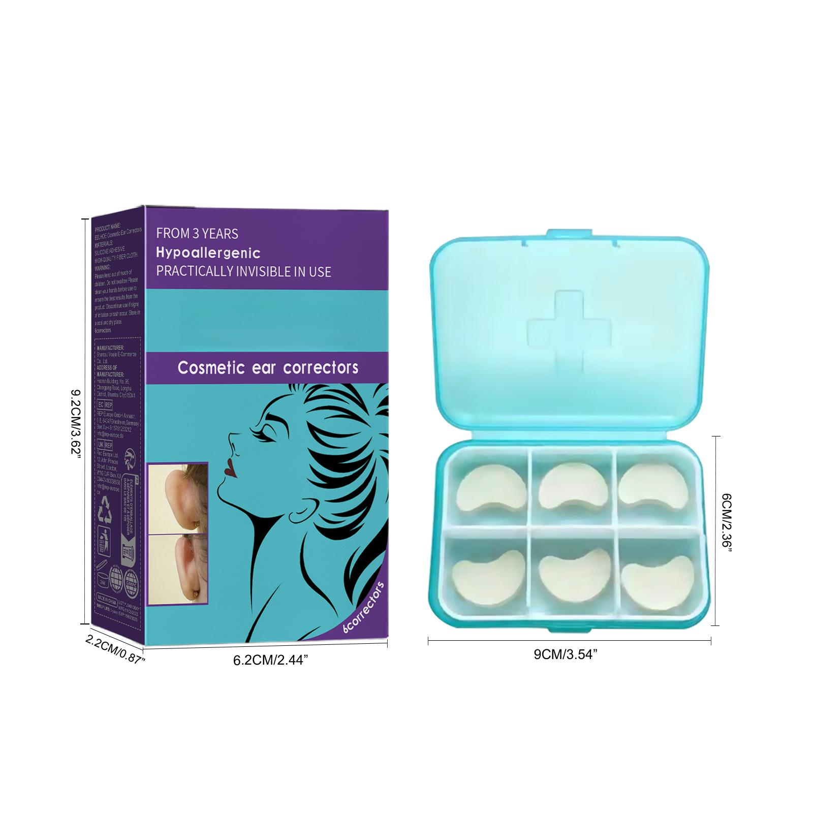 Ear Correction Patch Waterproof Invisible Ear Lift Tape Comfortable Adhesive Ear Support Shaping Prominent Ear Stabilizer Natural Looking Contouring Beauty Accessory