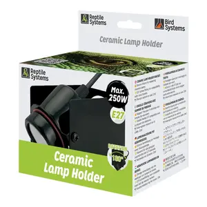 Reptile Systems Rotating Ceramic Lamp Holder | E26 Heat & UV Socket