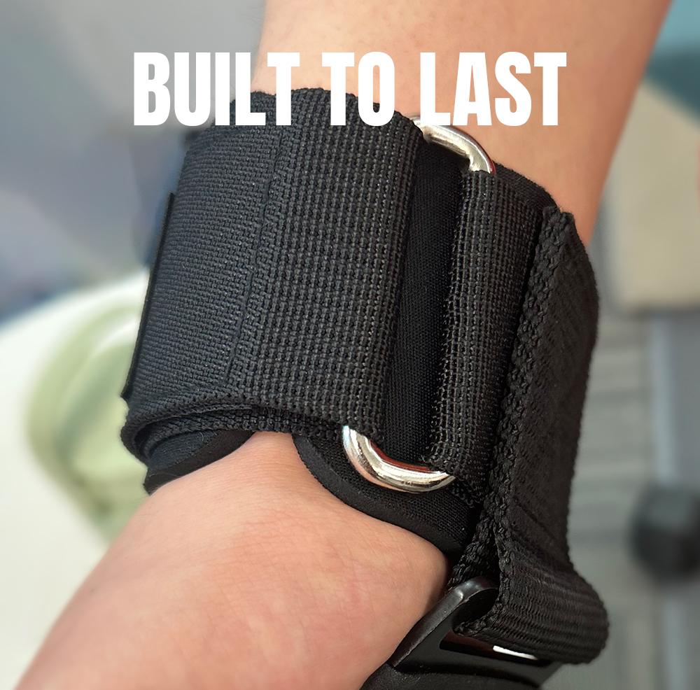 RELIFE Rebuild Your Life Heavy Duty Weightlifting Hooks (Pair) Non-Slip Wrist Straps for Shrugs Rows & Deadlifts Thick Wrist Padding Weight Grips