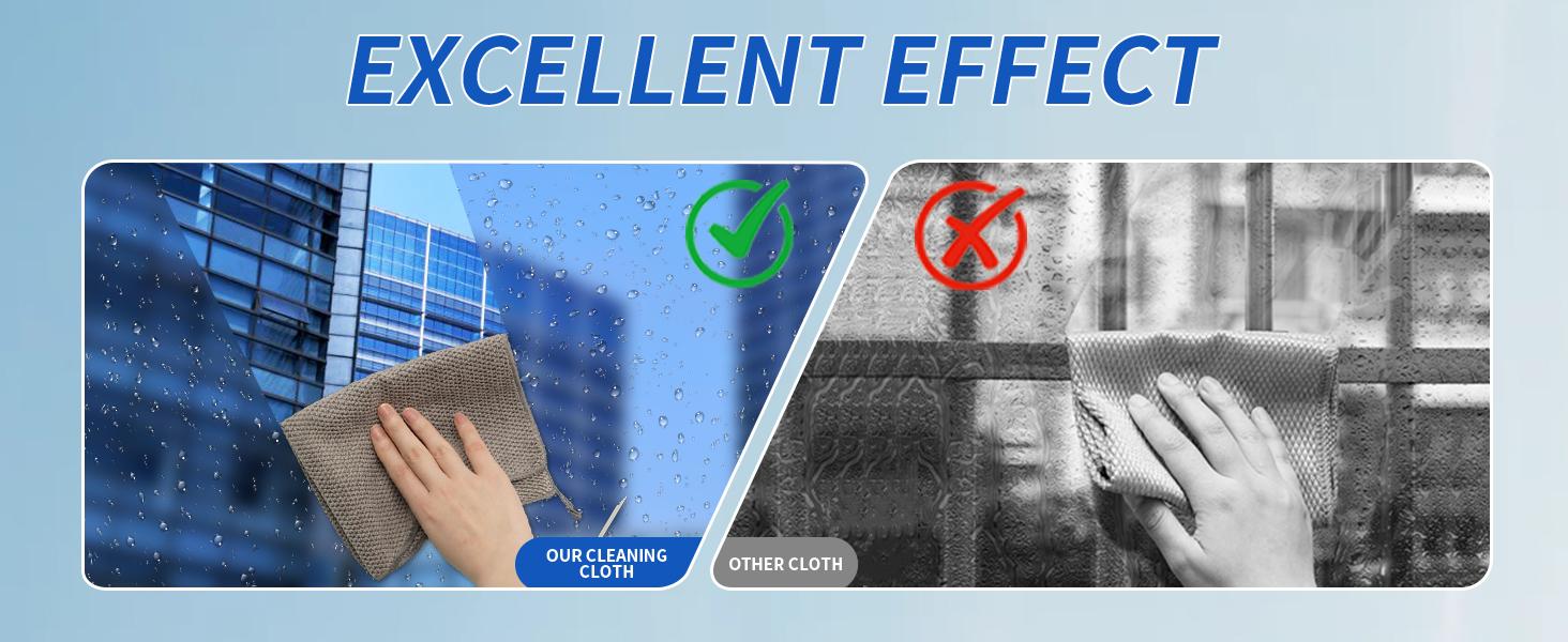 Microfiber Cleaning Cloth 10 Pack Cleaning Rags Cleaning Towels Ultra Absorbent Washing Cloth Cleaning Rags for Car Kitchen and Window Super Dish Set