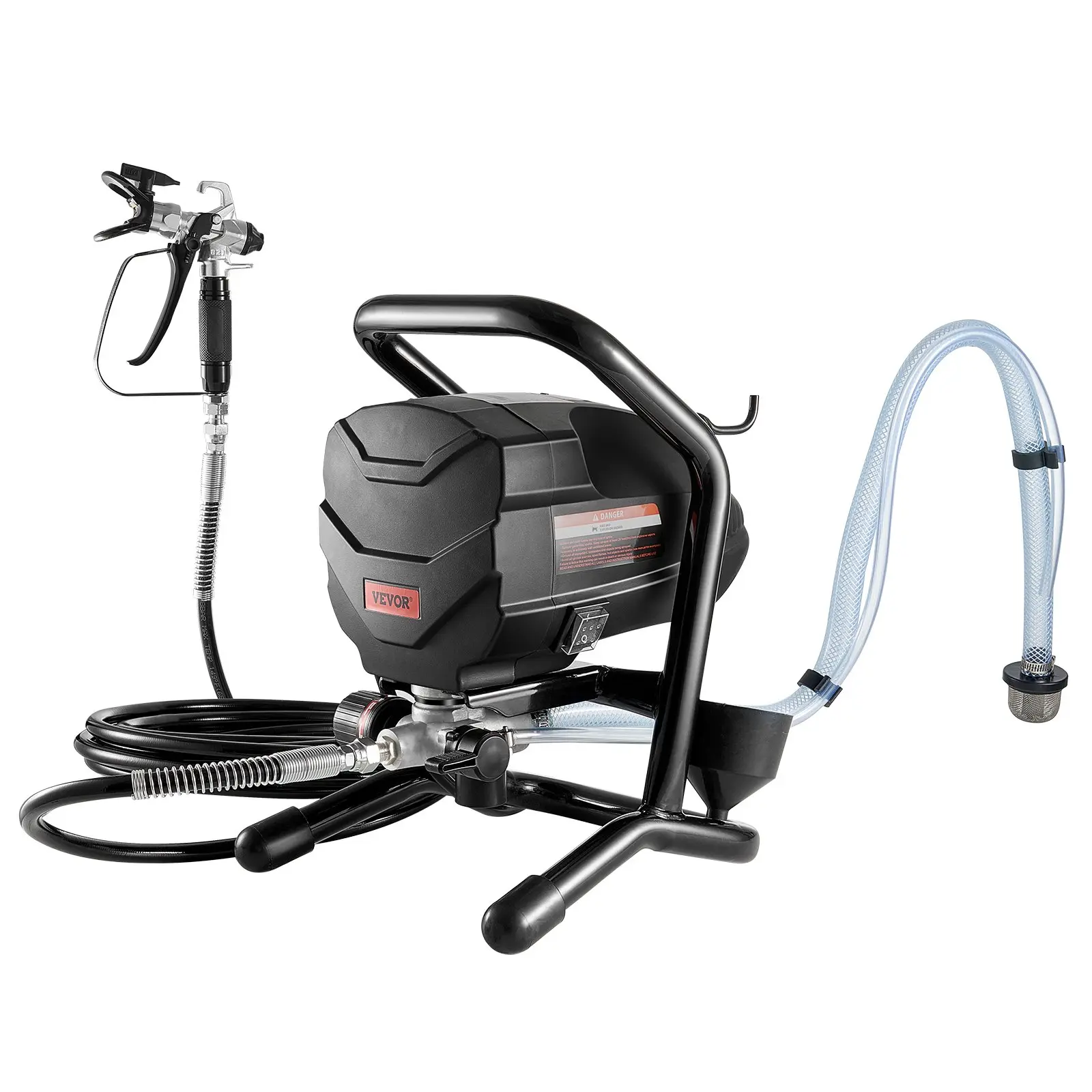 【Summerfinds】VEVOR Stand Airless Paint Sprayer 3000PSI 650W Efficient Electric Airless Sprayer,for Home Interior and Exterior Furniture and FencesHandheld Paint SprayersFine and Even Painting Effect