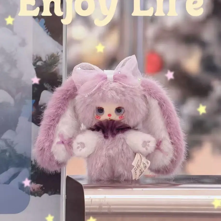 Liila's rainbow candy rabbit plush toy doll，Bunny Plush Dolls