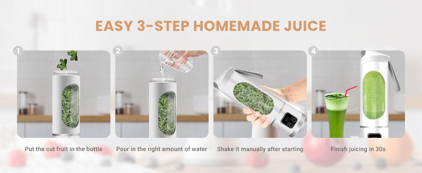 Portable blenders! USB-rechargeable and compact—make smoothies anytime, anywhere. Perfect for travel, back-to-school, and the gym! Leak-proof design. Make smoothies and baby food in seconds. Cup-style juicer. Rechargeable mini vegetable blender.