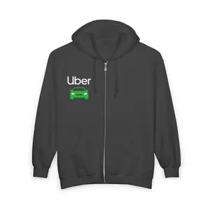 Professional Uber Driver Full Zip Hoodie | Uber Eats Uber Rideshare | Stand Out