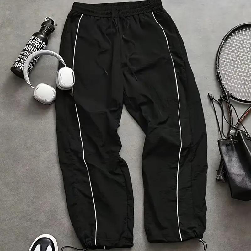 Men's casual athletic pants relaxed fit with drawstring cuffs lightweight fabric perfect for everyday wear