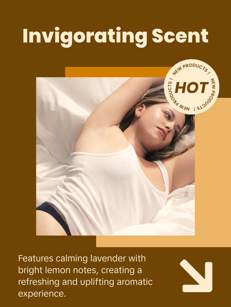 Each & Every Natural Fragrance Deodorant Sunday Morning - Lavender & Lemon 2.5oz