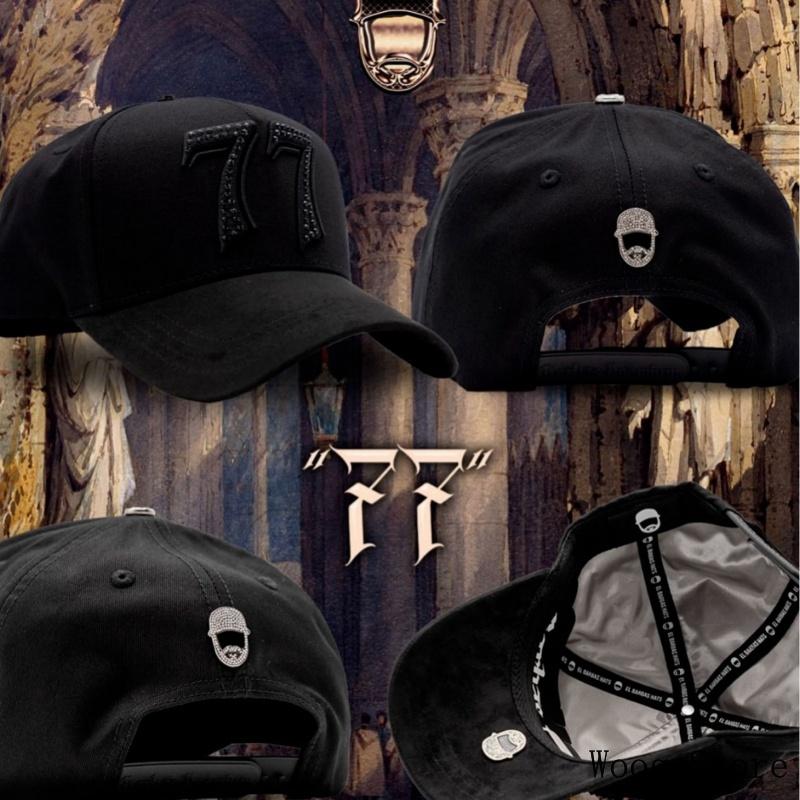 Barbas Hats Chrome Rose Gold – Premium Black Adjustable Snapback with 3D Chrome Metal Crosses, Trendy Streetwear Baseball Cap