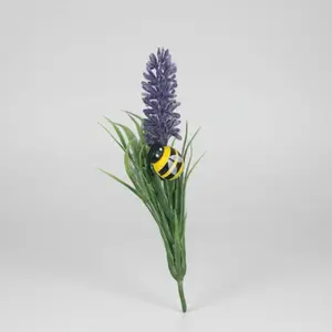 Lavender Bee Magnet