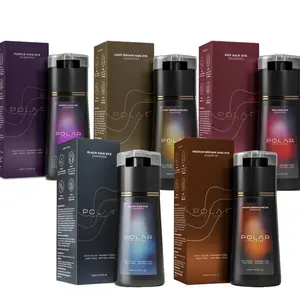 POLAR HAIR CARE Polar Haircare - Hair Dye Shampoo for Gray Hair for Women & Men | Natural Dye Kit - Semi Permanent Hair Dye Shampoo - Vegan Dye - Gray Hair Shampoo for Woman USA 6.76 Fl Oz