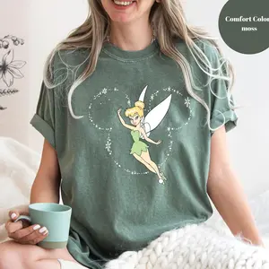 Comfort Colors Tinker #bell Shirts, Tinkerbell shirt, Magic Kingdom Shirts, Magic Castle Shirts, Tinker couple shirts, Magic Kingdom Family shirts
