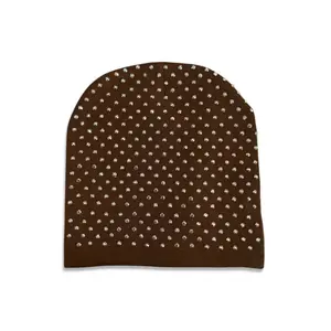 Micro Rhinestone Beanie