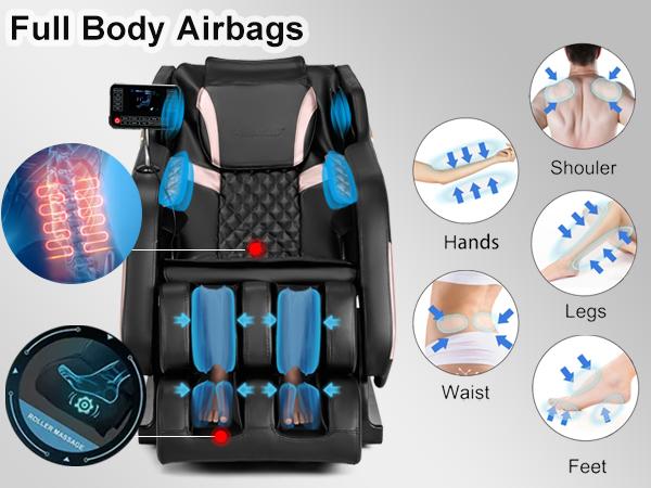 Zero Gravity Massage Chair Shiatsu Full Body Recliner with Zero Gravity Feature for Enhanced Comfort and Deep Relaxation