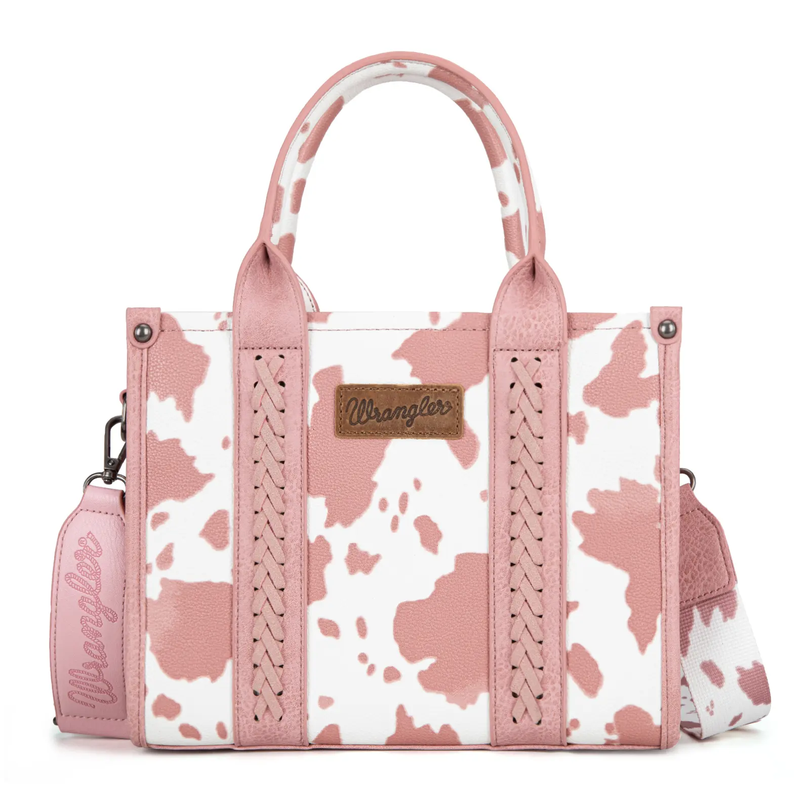 Wrangler Concealed Carry Tote/Crossbody Bag for Women Western Purse Boho Top Handle Satchel Handbag with Signature Strap TikTokShopJumpstartSale