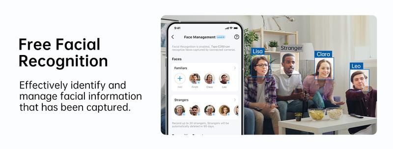 TP-Link & Tapo C260 RoomCam 360° 4K Ultra HD Pan Tilt Dual Band WiFi Indoor Security Camera with AI Face Recognition Two Way Audio and Enhanced Privacy Mode
