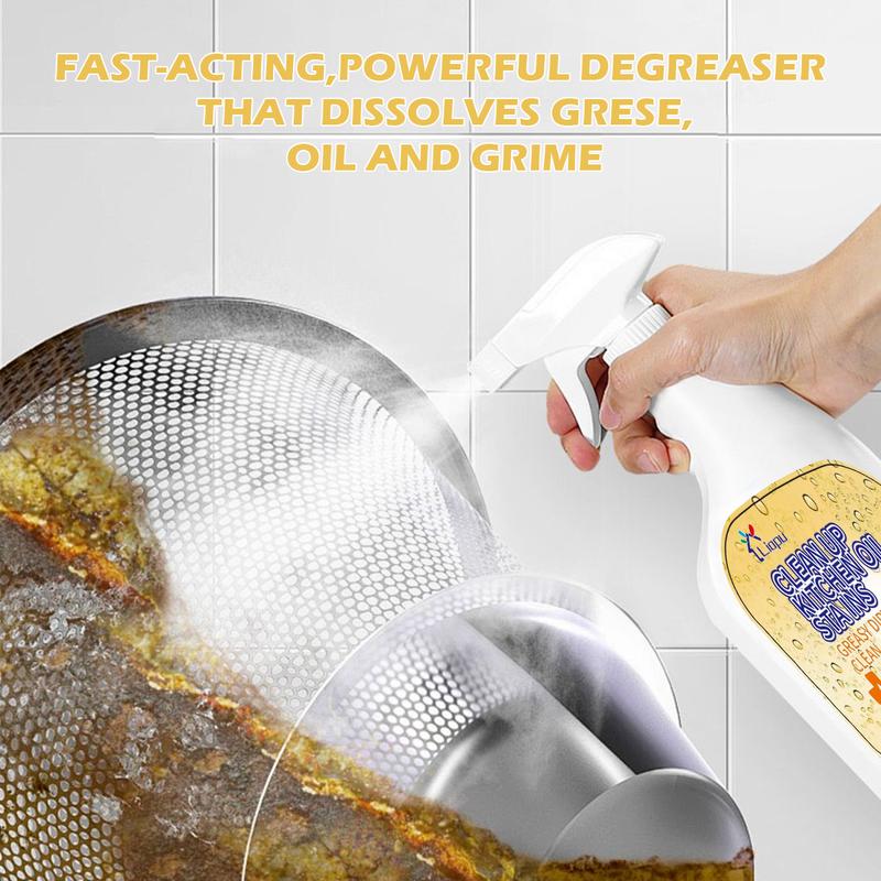 Liapu FlashClean Degreaser & Safe-Touch Cleaner – 3-Minute Spray for Kitchen, Oven, Stove, Range Hood & Family Surfaces.