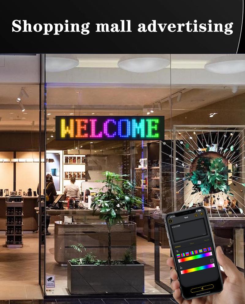 Noahtec Flexible USB 5V LED Store Sign with Bluetooth App Control Custom Text Pattern Animation Programmable Display for Store Car Bar Hotel IP66 Waterproof Noahtec Flexible USB 5V LED Store Sign with Bluetooth App Control Custom Text Pattern Animation Programmable Display for Store Car Bar Hotel IP66 Waterproof