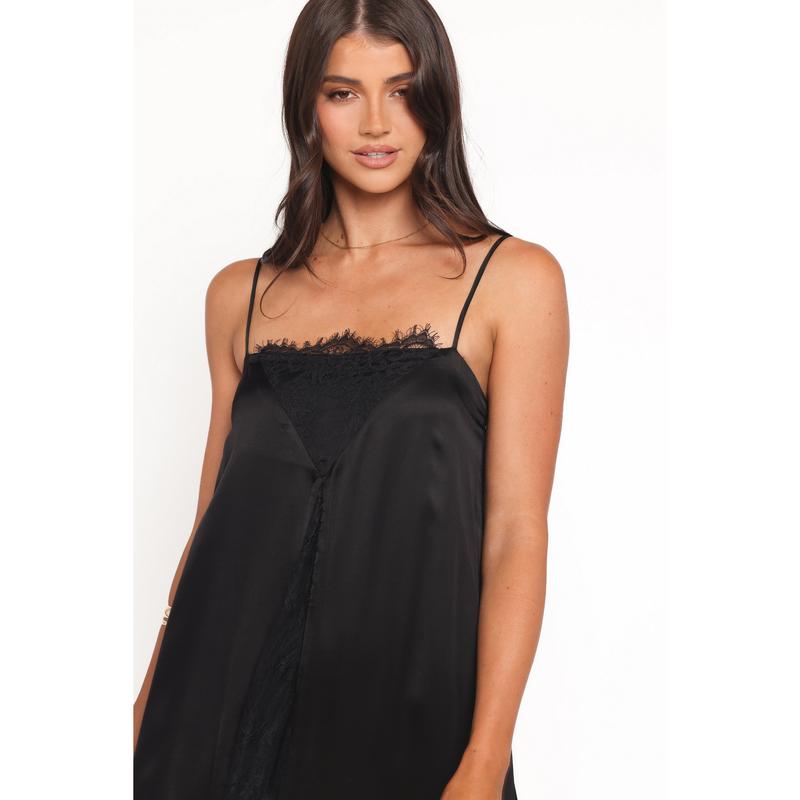 Halsey Midi Dress - Black