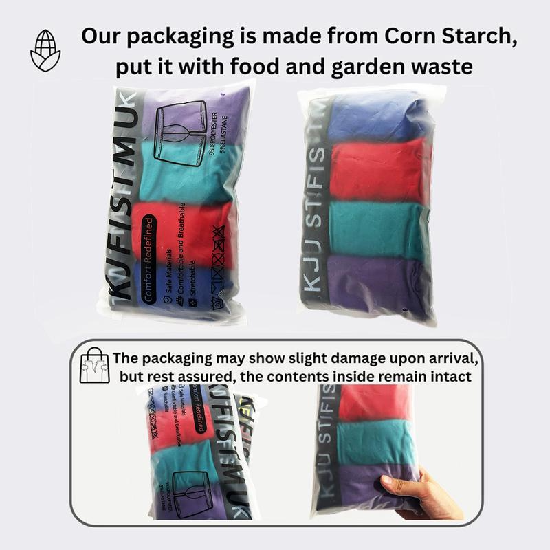 KJFISTMU 12-Pack Solid Color Men's Breathable Boxer Briefs, Moisture-Wicking and Lightweight, Soft and Stretchy Daily Casual Boxers | Comfortable and Close-Fitting, a Great Gift for Boyfriend or Husband