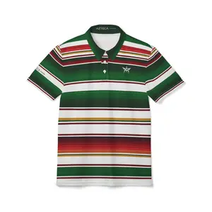 Azteca Greens Serape Polo