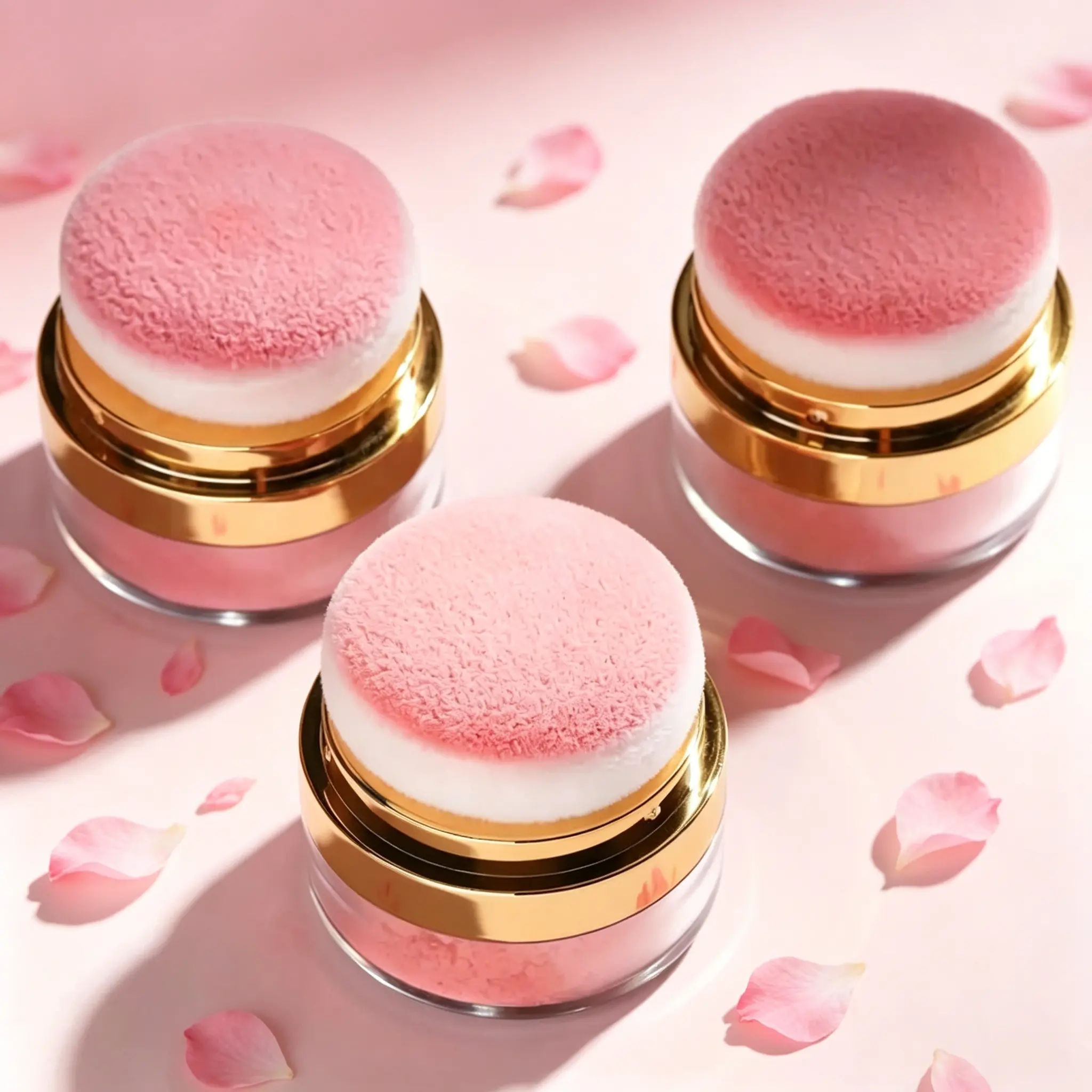 3 boxes,makeup set kit,Lazy blush, quick makeup, with a small mirror, makeup at any time, 3 color blush, enhance color, cosmetics,Valentine's Day gift，Holiday gift summerwins