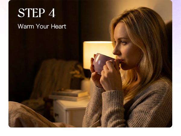 Relaxing Birthday Gifts for Women: Purple Flower Candle Warmer Lamp with Scented Candles Gift Set for Mom Dimmable Wax Warmer with Timer