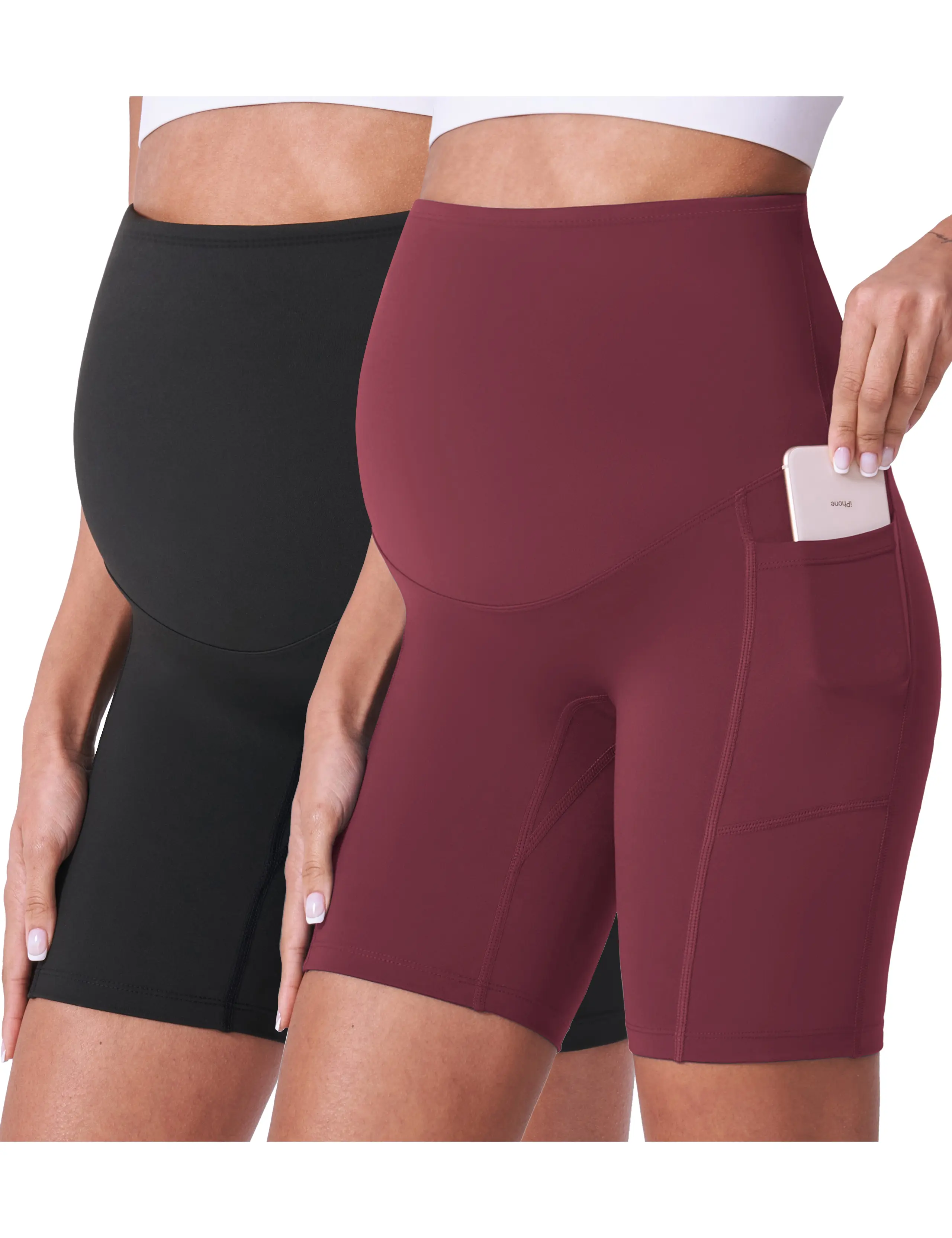 Black + Wine Red 8‘’