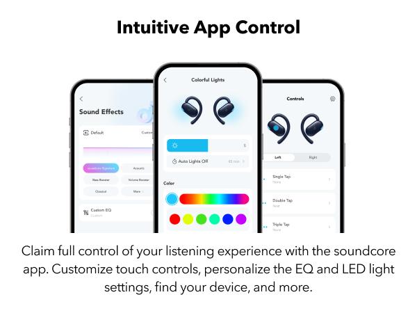 soundcore V20i by Anker Open-Ear Headphones, Adjustable Ear Hooks, Ultra-Comfort, Snug Fit, Powerful Sound, Clear Calls, IP55, 36H Playtime, Bluetooth 5.4 Wireless Earbuds, Multipoint Connection