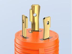 Nilight RV Generator Adapter Cord 30Amp to 50Amp 3 Prong Pure Copper Heavy Duty Twist Lock Male Plug 10 Gauge Wire L5-30P 14-50R 30M/50F for RVs Camper Caravan Van Trailer