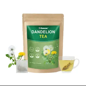 Dandelion Tea by Gudcox | Plant-Based Herbal Detox & Liver Cleanse, Sugar-Free, No Additives, 30 Tea Bags (150g)