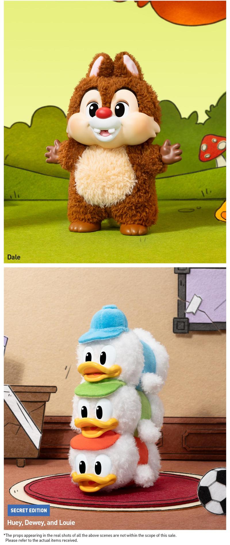 POP MART Mickey Family Cute Together Keychain Series Figures Blind Box, Collectible Toys, Valentine’s Day Gifts